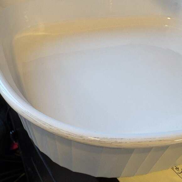 Corningware 4.5 L French White Casserole Dish Open Roaster F-21-B Kitchen Bake - Picture 5 of 6